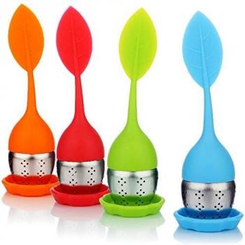 Com-four® 4x Tee-Ei Edelstahl und Silikon