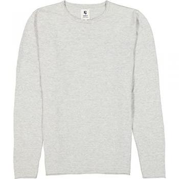 Melangierter Garcia Rundhalsausschnitt Pullover