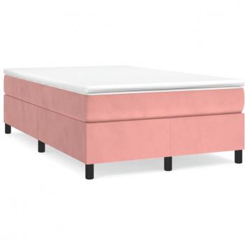 Giroletto a Molle Rosa 120x190 cm in Velluto