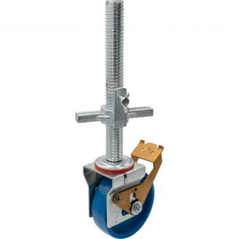 KRAUSE Gerüstrolle Möbelrollen 150 mm Durchmesser blau