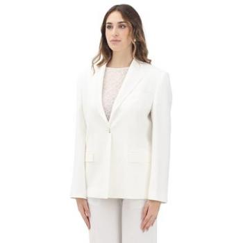 Veste blanche en lin pour femmes Pinko
