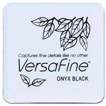 Tsukineko Onyx Black Mini Pad – 3 × 3 cm Versafine Quick Drying