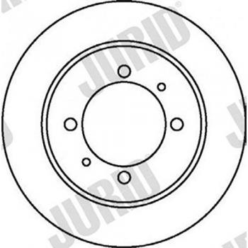 Disque de frein plein JURID 562059JC pour VOLVO, MITSUBISHI, PROTON