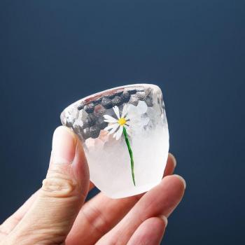 Ins Small Daisy Cloud Wine Glass