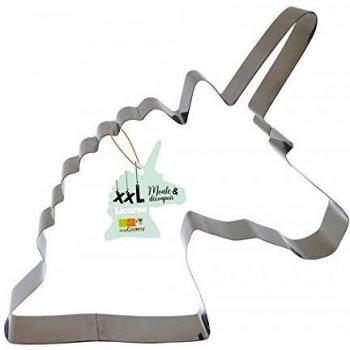 Moule découpoir Licorne XXL en acier inoxydable Scrapcooking