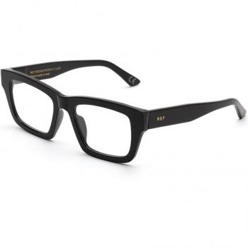 Retrosuperfuture E6A Numéro 108 Lunettes de Vue Unisexe Carrées Noires