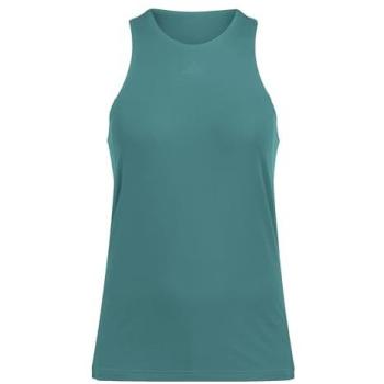 Top à manches courtes vert forêt Adidas