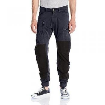 Pantalones de peto G Star Powel 3D tapered cuffed para Hombre, Mazarine Blue
