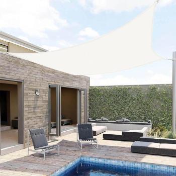 Voile D'Ombrage pour Patio Carré 3,6x3,6m