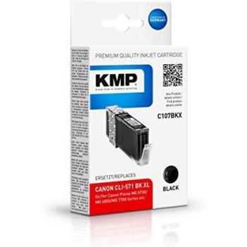 KMP Druckerpatrone ersetzt Canon CLI-571BK XL