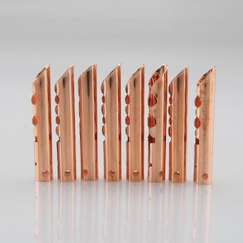 Bronze‑Kupfer Z‑Typ Banana‑Kabelstecker BFA 4 mm (Set aus 20)