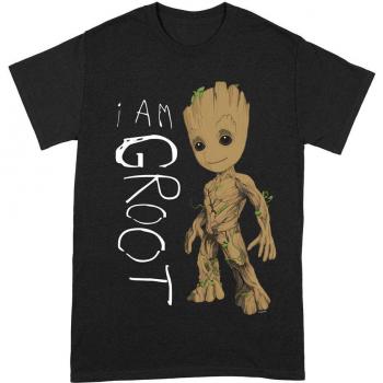 Men's Black I Am Groot T-Shirt