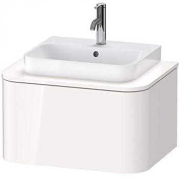 Unidad Duravit Happy D.2 Plus – Soporte Mural y Lavabo de Sobremesa 650x480 mm – Tono Nogal Cepillado