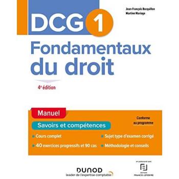 Jean-François Bocquillon Dcg 1 Fondamentaux Du Droit