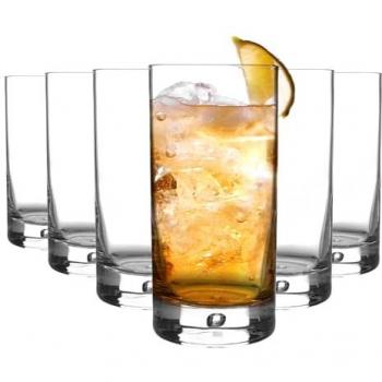 Bormioli Rocco 12-Pack Classic Bubble Base Highball Glasses