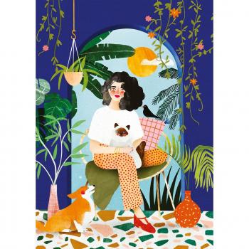 Jardin Bleu Puzzle Pieces & Peace