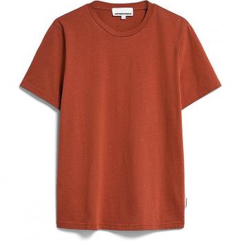 Armedangels Herren T-Shirt JAAMEL STRUCTURE aus Bio-Baumwolle orange | XL