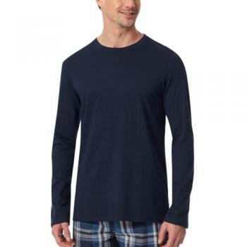 Baumwoll-Sleepshirt – Schiesser Pyjamaoberteil Mix & Relax