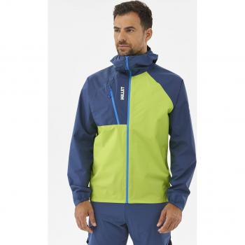 Chaqueta de Trail Millet 2.5 Verde Violeta y Azul Marino