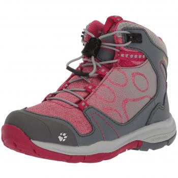 Jack Wolfskin Grivla Texapore Mid G Wasserdicht, Chaussures de Randonnée Hautes Fille, Gris