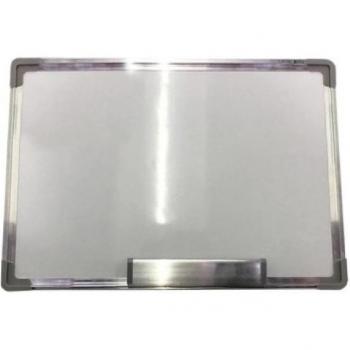 Pizarra Magnética Neutra Cerco de Aluminio 60x90cm con Soporte Softee