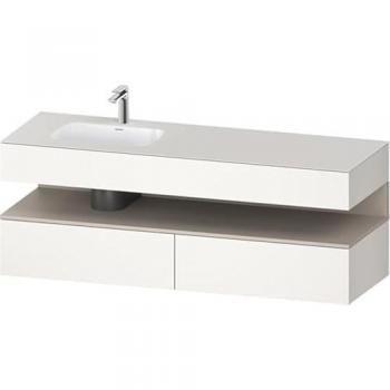 Qatego Lavabo a incasso con mobile in cassetto Duravit