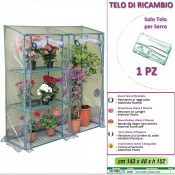 Protezione Piante e Fiori: Telo Ricambio Serra Atena, Terrazzo Balcone