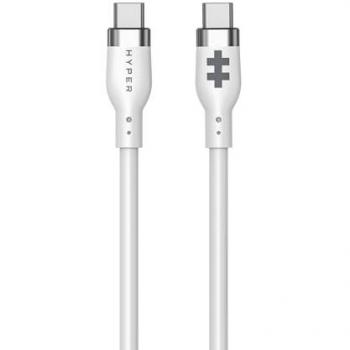 HYPER HyperJuice 1.5m USB‑C 2.0 White Connector