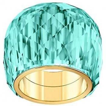 Swarovski Blauer Damenring Nirvana – 58 mm Metall-Design
