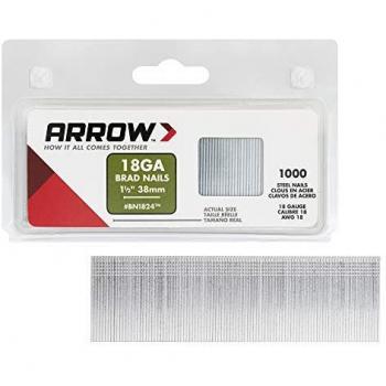 Arrow Fastener BN1824 Brad Nails 1-1/2-Inch 1000-Pack