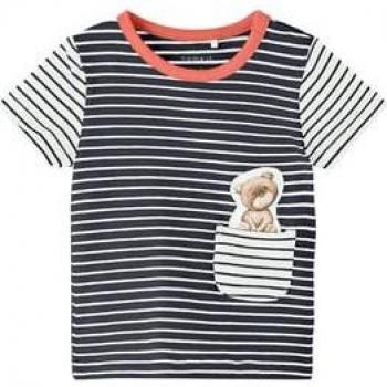 Name it T-Shirt Nbmduno Marineblau