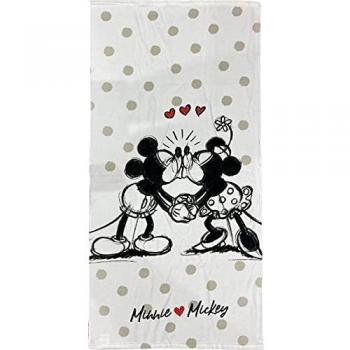 Drap de plage Mickey et Minnie old school