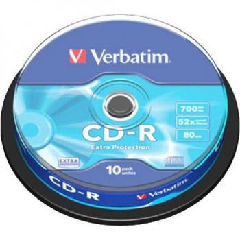 CD-R estándar 52x velocidad 650 MB