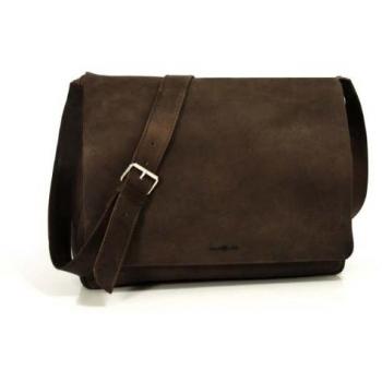 Harold's Antico 38 cm Leather Messenger Bag Brown