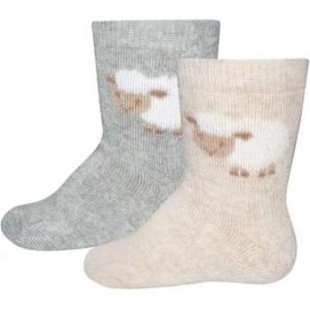 Calze Ewers Termiche 2-Pack Grigio/Beige