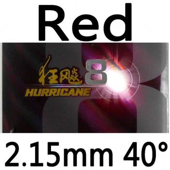 Tennis de Table Hurricane 8 DHS – 8 pips, Éponge pour raquette