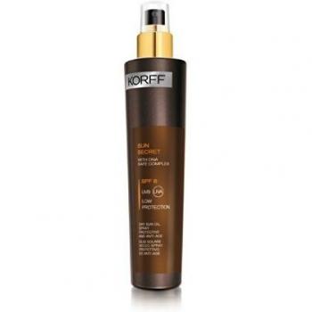 Korff Sun Secret Olio Solare Secco Spray Protettivo Anti-Age SPF 6 125ml