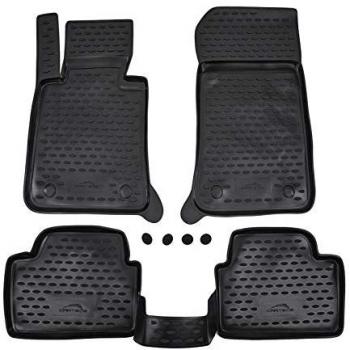 J & J Automotive: Exklusief 3D Rubber Vloerkleed voor BMW 1 Series 2004‑2011