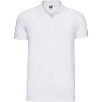 Polo Piqué Russell Hombre Stretch S Blanco