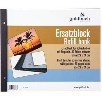 Goldbuch Album fotografico 83076 – 30 pagine, colore Nero