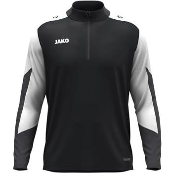 Jako Dynamic Sportshirt – Ziptop Design – Schwarz/Anthrazit – XL