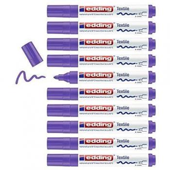 Neonviolett Textilmarker Edding 4500 Rundspitze