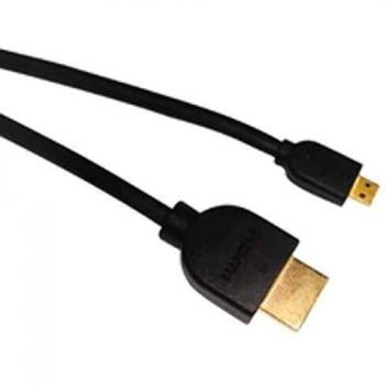 Pure Copper HDMI Cable, Micro HDMI (Type D) to HDMI Type A, 1 m, HDMI v1.4, Black