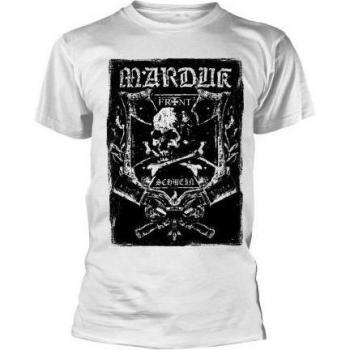 Marduk Unisex T-Shirt 3XL mit Schwein-Design Weiß