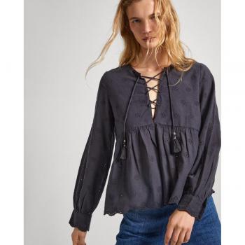 Danae XS Long Sleeve Shirt – Pepsi Jeans, Infinity Grey