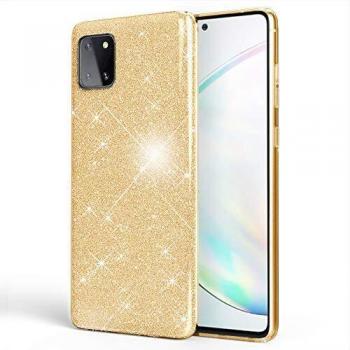 Protezione Smartphone Note 10 Lite con Glimmer – Brillantini Gold
