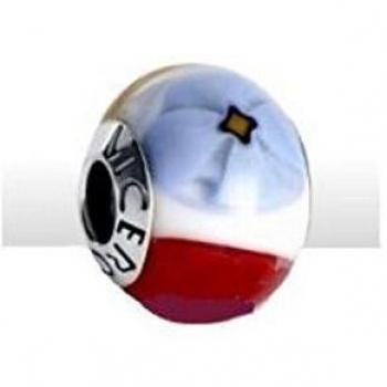 Abalorio Vencería VMB0023‑20 – Blanco 1 cm (Plata)