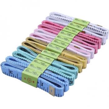 12pcs 1.5M Craft Measuring Tape