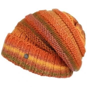 Terracotta Fleece‑Trim Beanie – Women’s, One Size