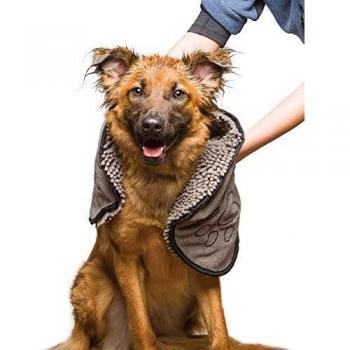 Dirty Dog Shammy Hundehandtuch, Grau